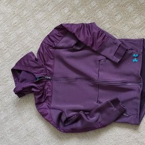 Under armour girls lined jacket size large